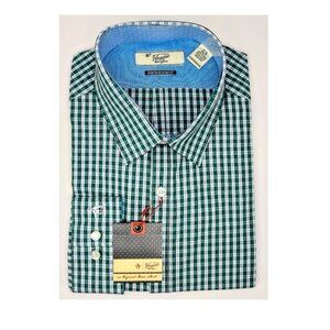 PENGUIN MUNSINGWEAR MEN WEAR DRESS SLIM FIT ASH GREEN SHIRT